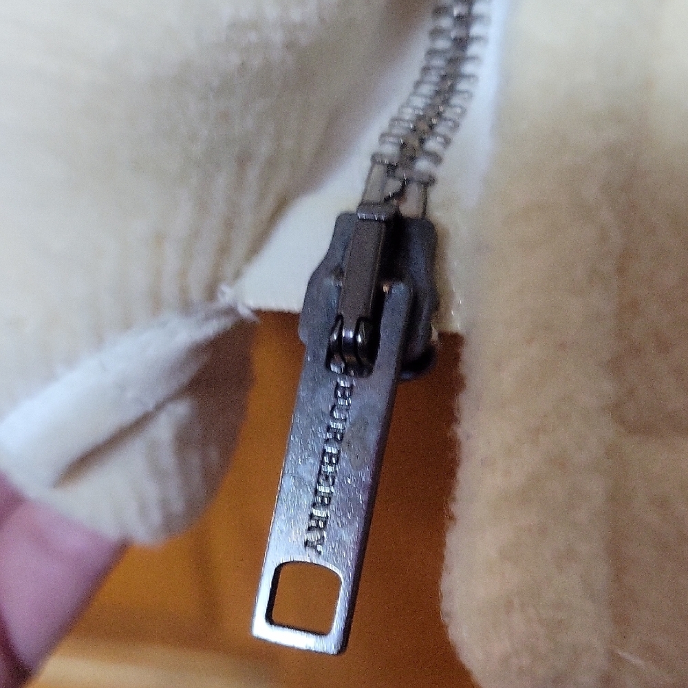 BURBERRY London Women's Cream Toggle Coat Wool Fits US size 2 - Picture 6 of 12